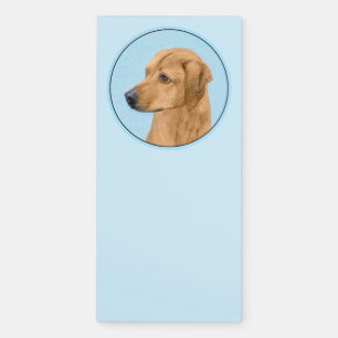 Rhodesian Ridgeback Painting - Original Dog Art Magnetic Notepad