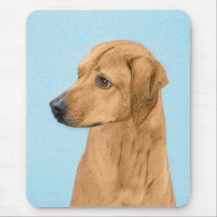 Rhodesian Ridgeback Painting - Original Dog Art Mouse Pad