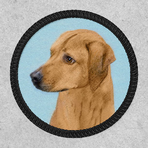 Rhodesian Ridgeback Painting - Original Dog Art Patch