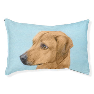 Rhodesian Ridgeback Painting - Original Dog Art Pet Bed