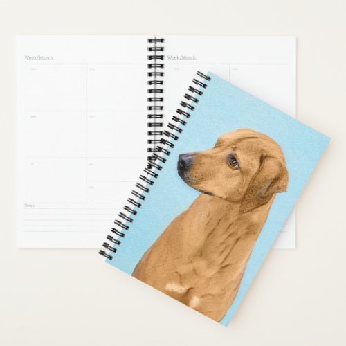 Rhodesian Ridgeback Painting _ Original Dog Art Planner