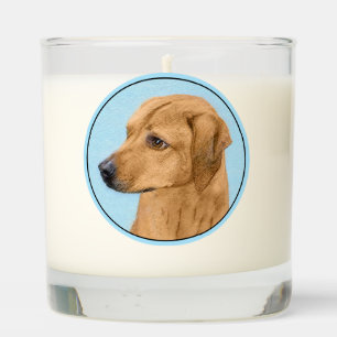 Rhodesian Ridgeback Painting - Original Dog Art Scented Candle