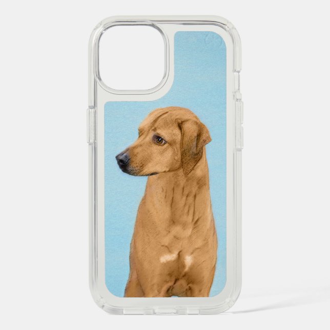 Rhodesian Ridgeback Painting - Original Dog Art Speck iPhone Case (Front)