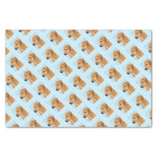 Rhodesian Ridgeback Painting _ Original Dog Art Tissue Paper