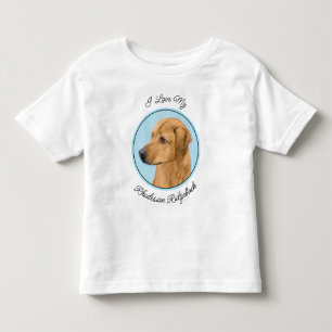 Rhodesian Ridgeback Painting - Original Dog Art Toddler T-shirt