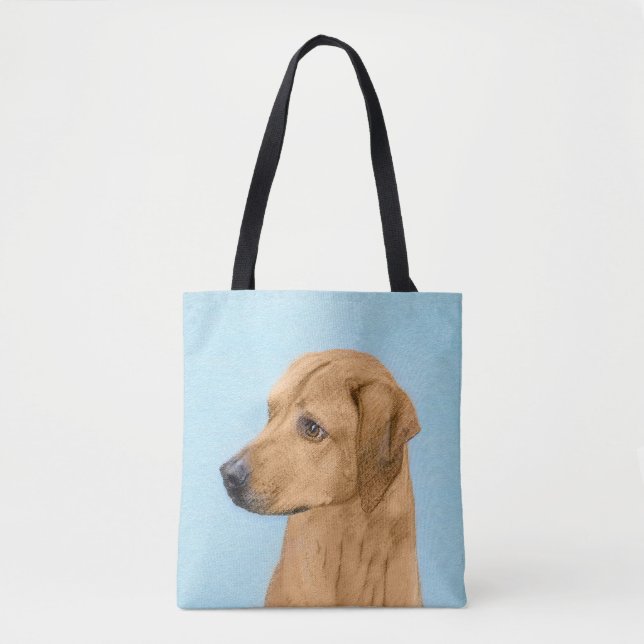 Rhodesian Ridgeback Painting - Original Dog Art Tote Bag (Front)