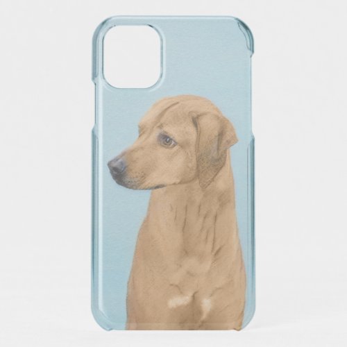 Rhodesian Ridgeback Painting _ Original Dog Art iPhone 11 Case