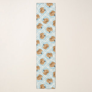 Rhodesian Ridgeback Painting Red Wheaten Dog Art Scarf