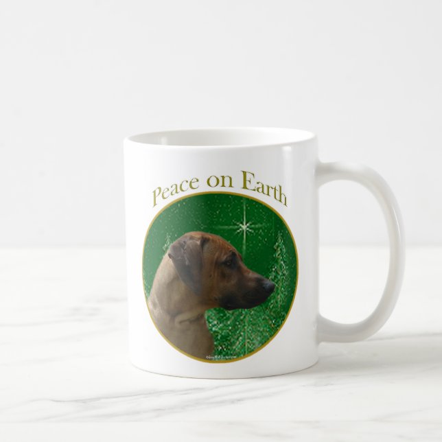 Rhodesian Ridgeback Peace Coffee Mug (Right)