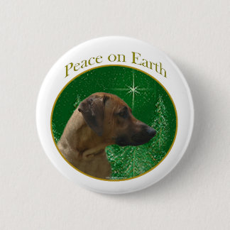 Rhodesian Ridgeback Peace Pinback Button