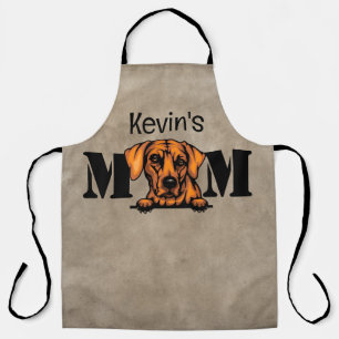 Rhodesian Ridgeback Personalized Mom Apron