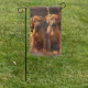 Rhodesian Ridgeback Puppy Autumn Delight Pumpkin Garden Flag | Zazzle