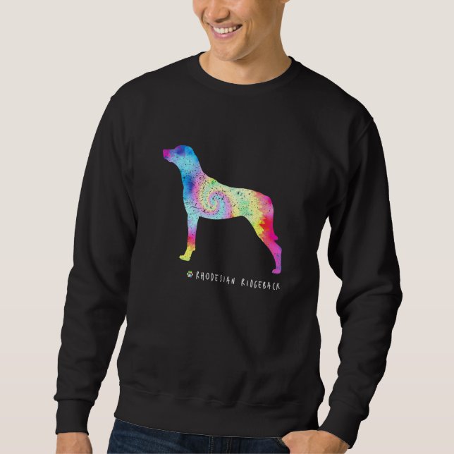 Rhodesian Ridgeback Puppy Pet Dog Owner Hippy Tie  Sweatshirt (Front)