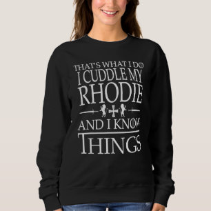 Rhodesian Ridgeback Smart Dog Lover Sweatshirt