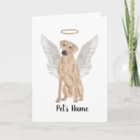 Rhodesian Ridgeback Sympathy Memorial