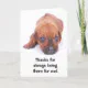 Rhodesian Ridgeback THANK YOU Greeting Card | Zazzle