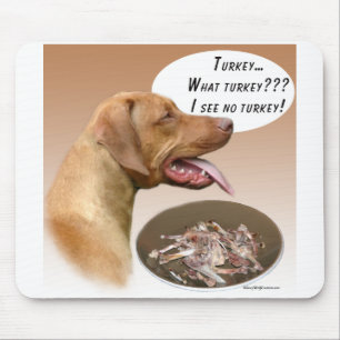 Rhodesian Ridgeback Turkey Mouse Pad