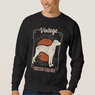 Rhodesian Ridgeback Vintage Retro Classic Dog Love Sweatshirt