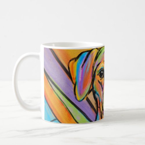 Rhodesian Ridgeback Watercolor Portrait Coffee Mug