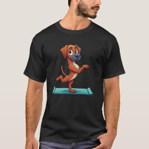 Rhodesian Ridgeback Yoga Dog Funny Meditation T-Shirt