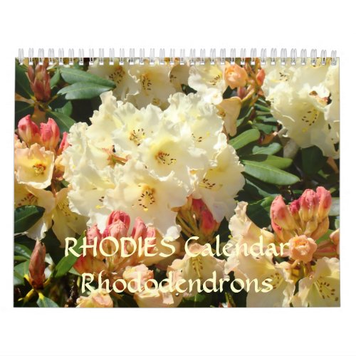 RHODIES Calendar Rhododendrons 2010 Gift Calendar