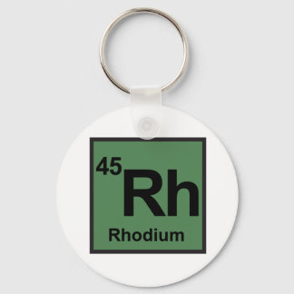 Rhodium Keychain