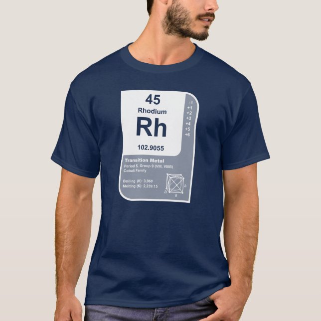 Rhodium (Rh) T-Shirt (Front)
