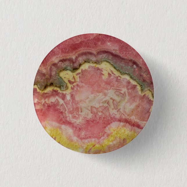 Rhodochrosite Button (Front)