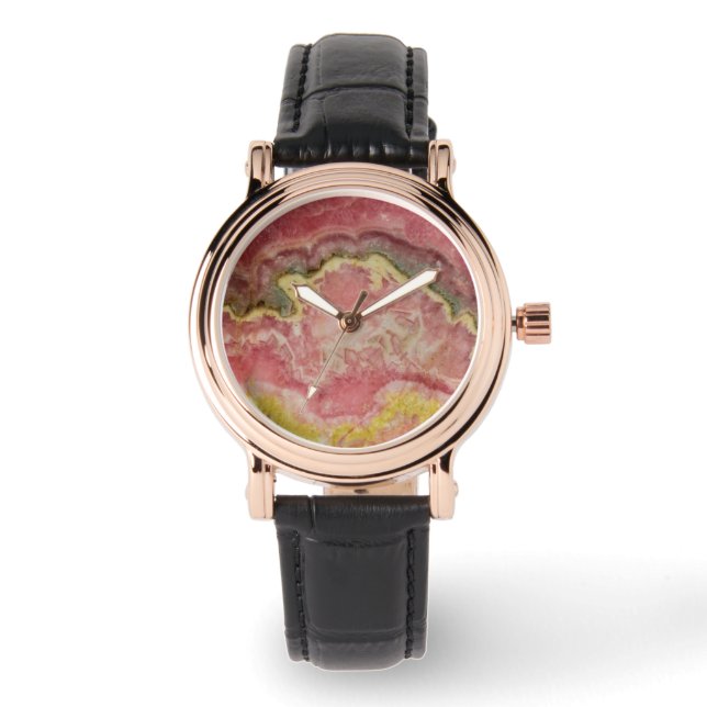 Rhodochrosite Watch (Front)
