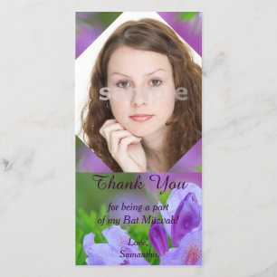 Rhododendron After the Rain Bat Mitzvah Thank You