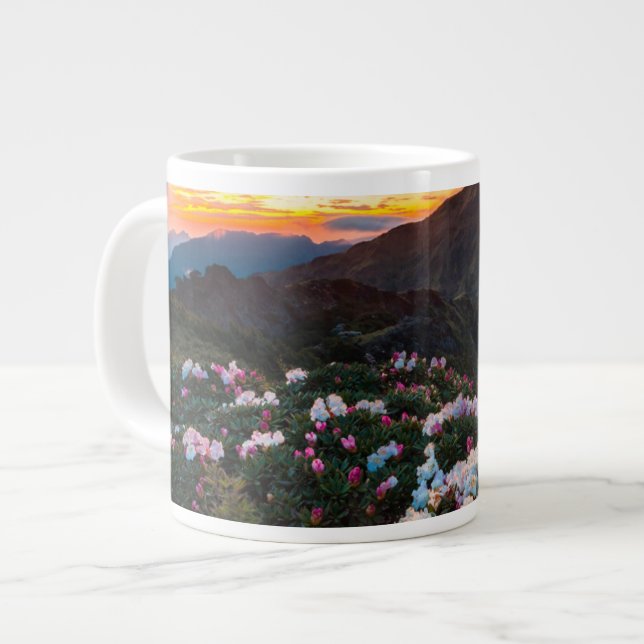 Rhododendron Blooming | Taroko National Park Giant Coffee Mug (Front Left)