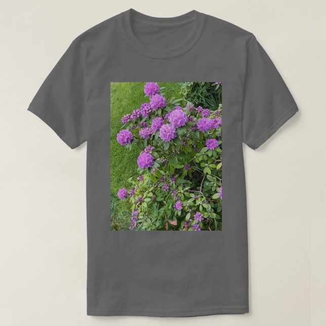 Rhododendron Bush T-Shirt (Design Front)