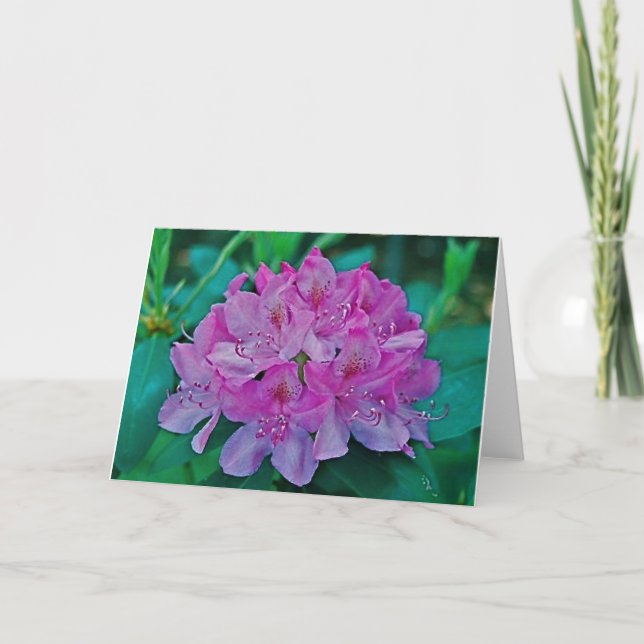 Rhododendron Card (Front)