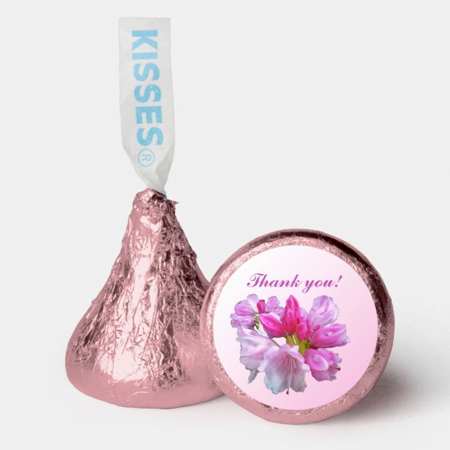 Rhododendron Flower Thank You Hershey®'s Kisses®