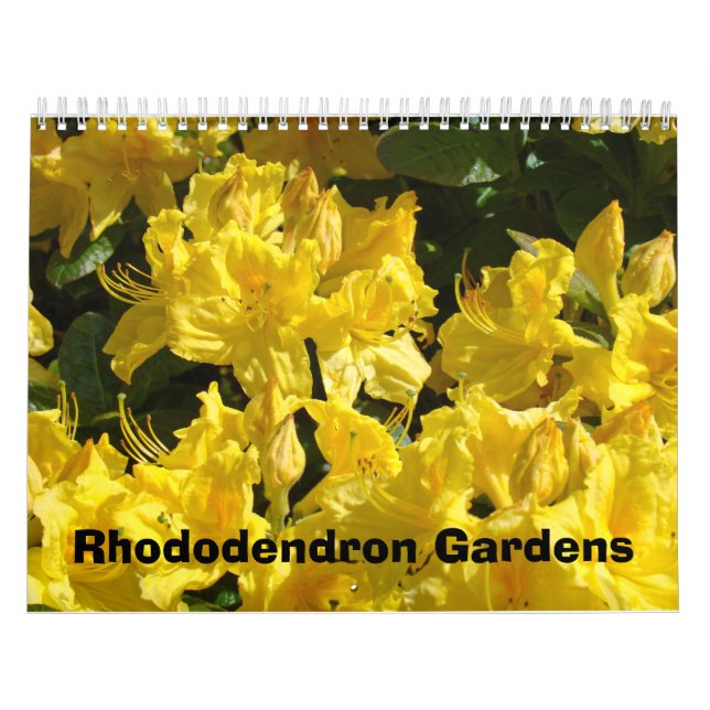 Rhododendron Garden Calendars Photography nature (Cover)