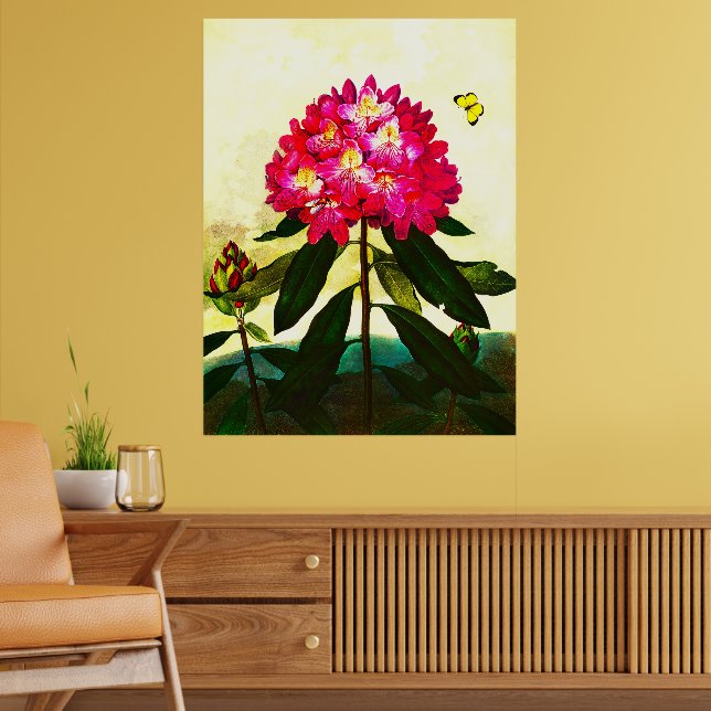 Rhododendron Poster (Living Room 2)