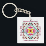 Rhododendron Trail Acrylic Keychain<br><div class="desc">Keychain for Rhododendron Trail</div>