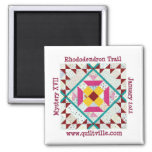 Rhododendron Trail Magnet at Zazzle