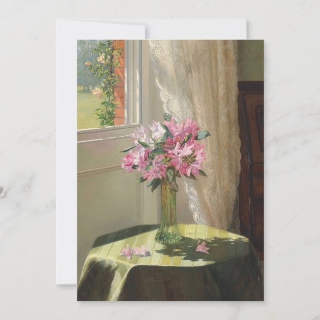 Rhododendrons by a Window | Jessica Hayllar (Front)