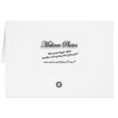 Rhododrendron Wishes-customize Cards (Back Horizontal)