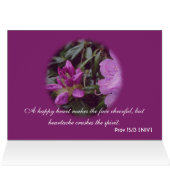 Rhododrendron Wishes-customize Cards (Inside Horizontal (Top))