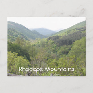 Rhodope Mountains Postcard