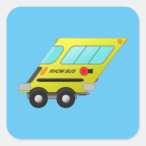 Rhom_bus Square Sticker