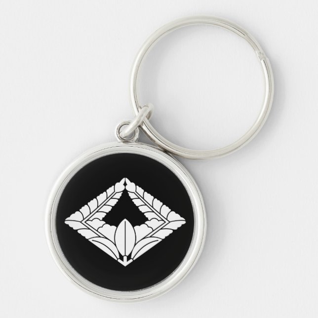 Rhombic climbing wisteria keychain (Front)