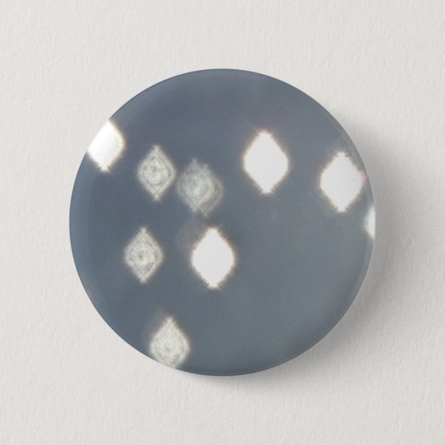 Rhombus pattern on blue-gray background pinback button (Front)