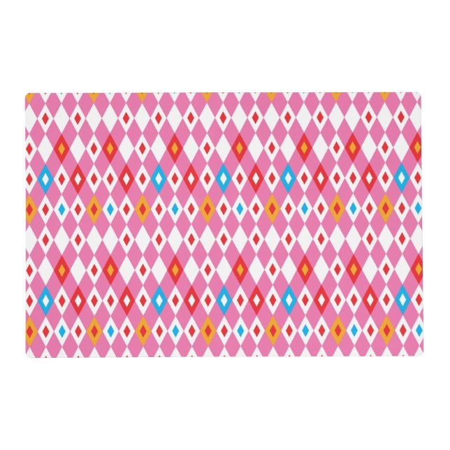Rhombus Pattern Placemat (Front)