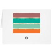 Rhombus rows abstract design (Back Horizontal)