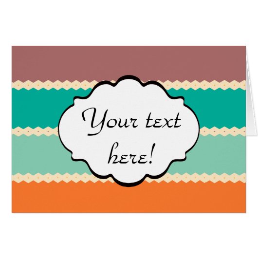 Rhombus rows abstract design (Front Horizontal)