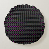 Rhombuses Purple Hearts Gothic Valentine's Day