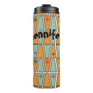 Rhombuses with Starbursts  Thermal Tumbler